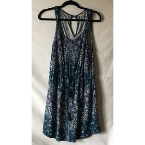 Women's Lucky Brand Sleeveless Floral-Print Dress